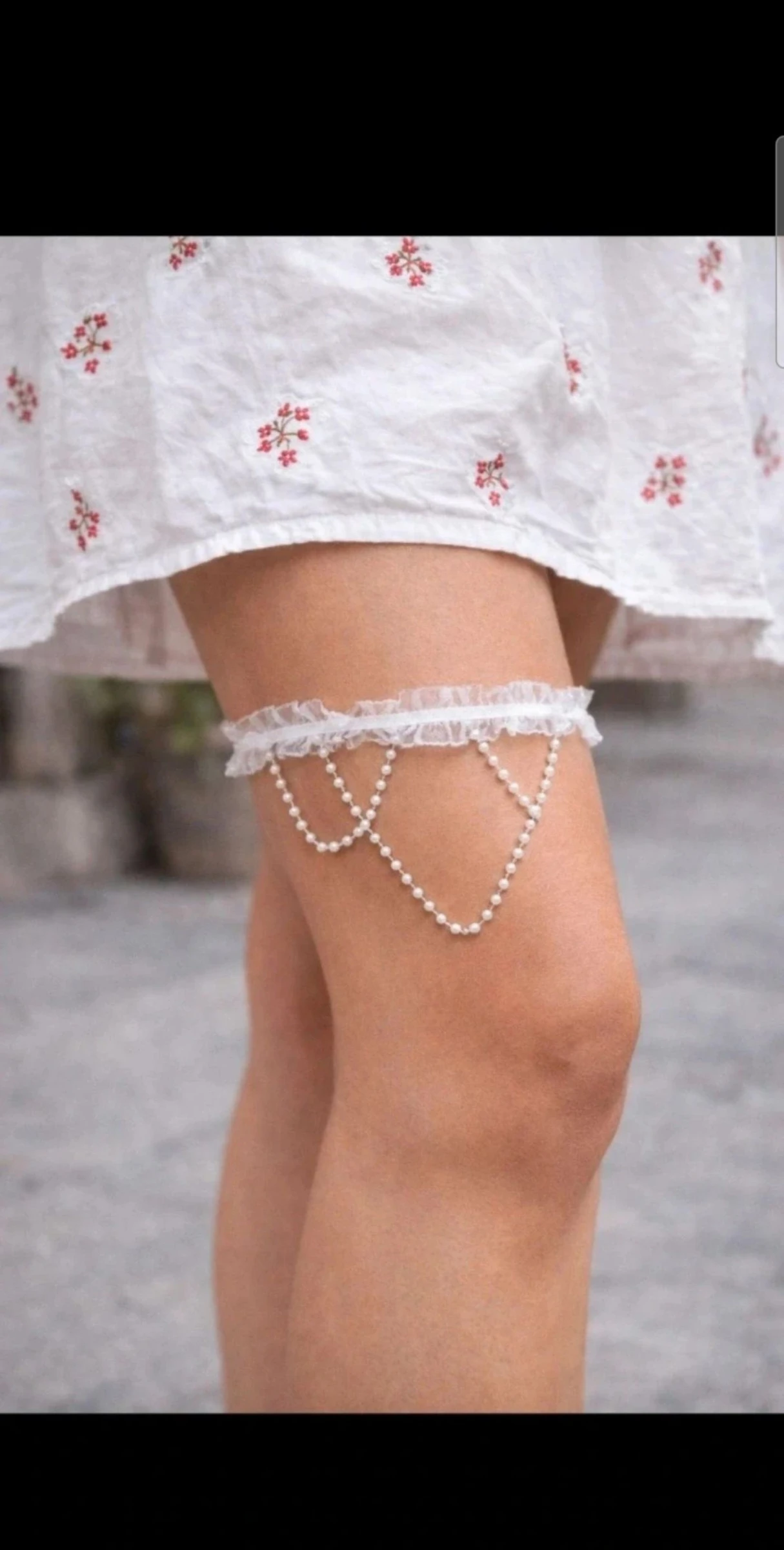 🌸NEUF jarretière en perles🌸